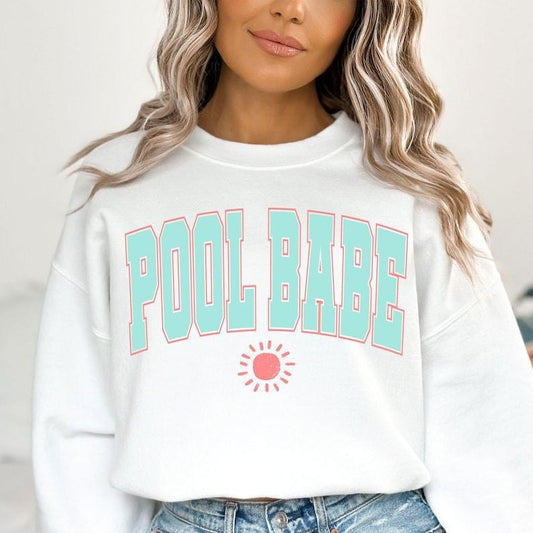 Pool Babe , Retro Summer , Summer Shirt ,  Summer , Beach shirt Hoodie, Sweatshirt | WearSparks.com