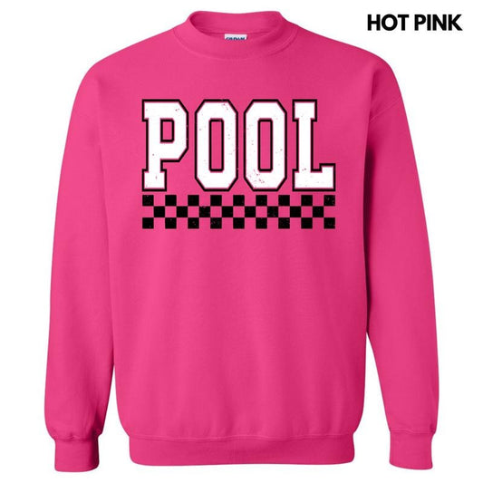 Pool Varsity Checkered Sweatshirt 'NLB' T-Shirts, Hoodie | WearSparks.com