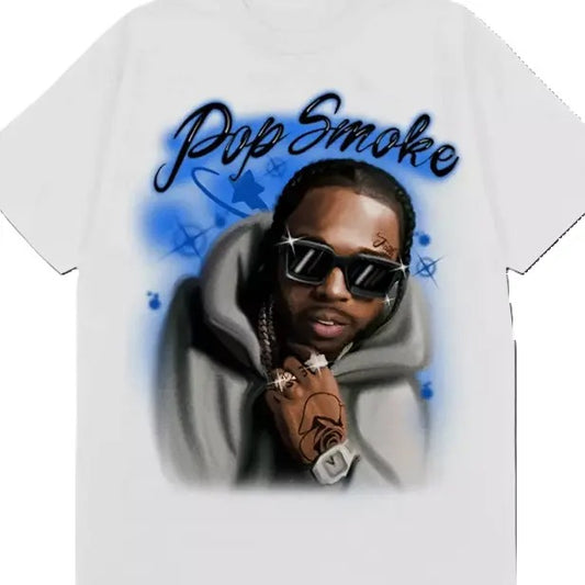 Pop Rapper T-shirt Short Sleeve All Sizes S-3XL, Daily Casual, Grahpic tees, Cotton T-Shirt, Crew Neck T-Shirt, Gift for...
