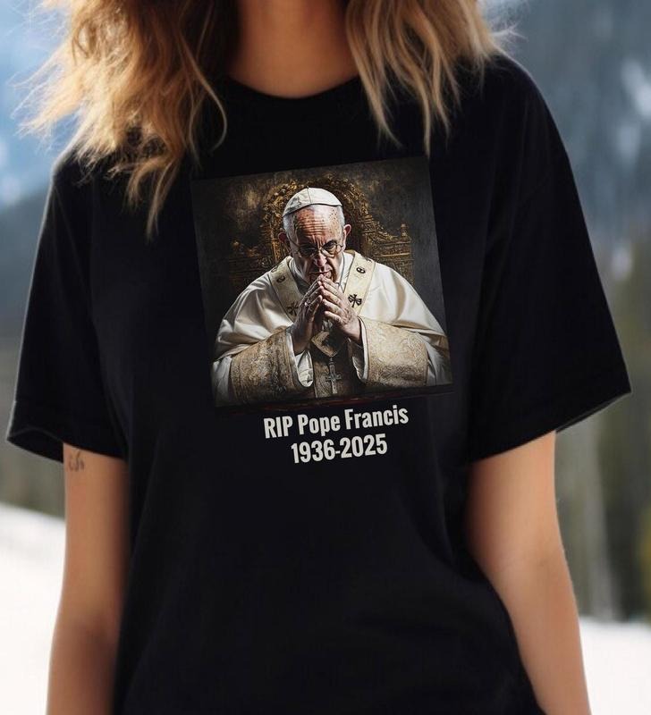 Pope Francis Shirt Pope Francis Catholic Memorial Shirt Vatican Inspired Shirt Vatican Tribute Shirt Catholic Gifts...