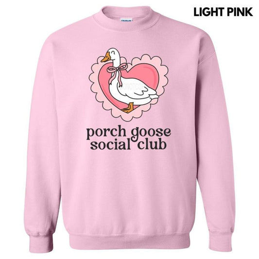Porch Goose Social Club Sweatshirt T-Shirts, Hoodie | WearSparks.com