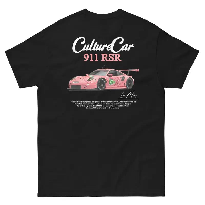 Porsche 911 RSR Le Mans t-shirt, Unisex, Supercar T-Shirt, Car Enthusiast Shirt, Car Clothing Hoodie, Sweatshirt