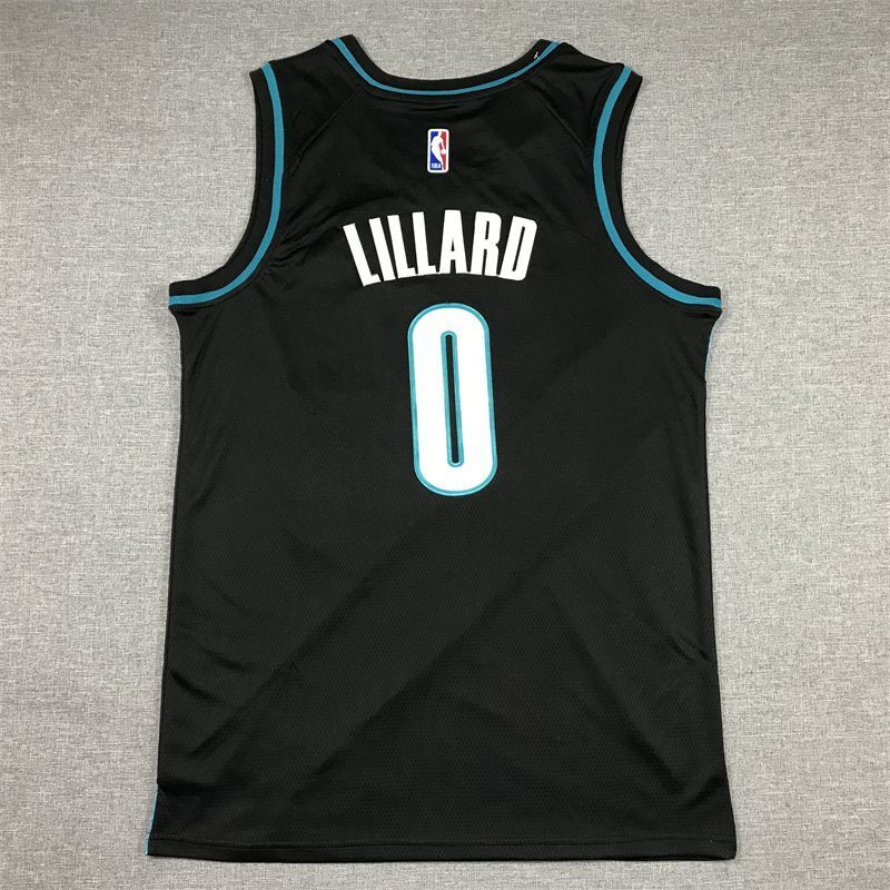 Portland Trail Blazers #0 Damian Lillard 23 Trail Blazers 0 City Edition Style 4