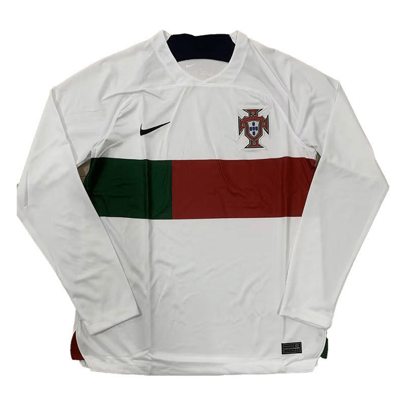 Portugal Away Long Sleeve Soccer Jersey