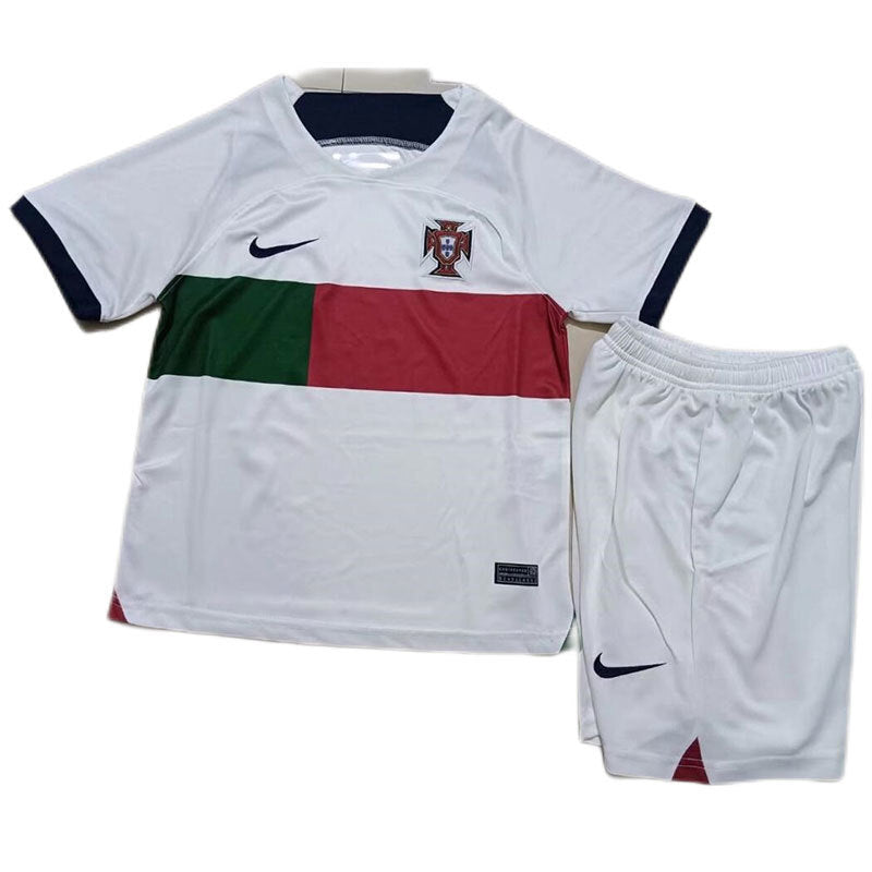 Portugal Kids Away Soccer Kit