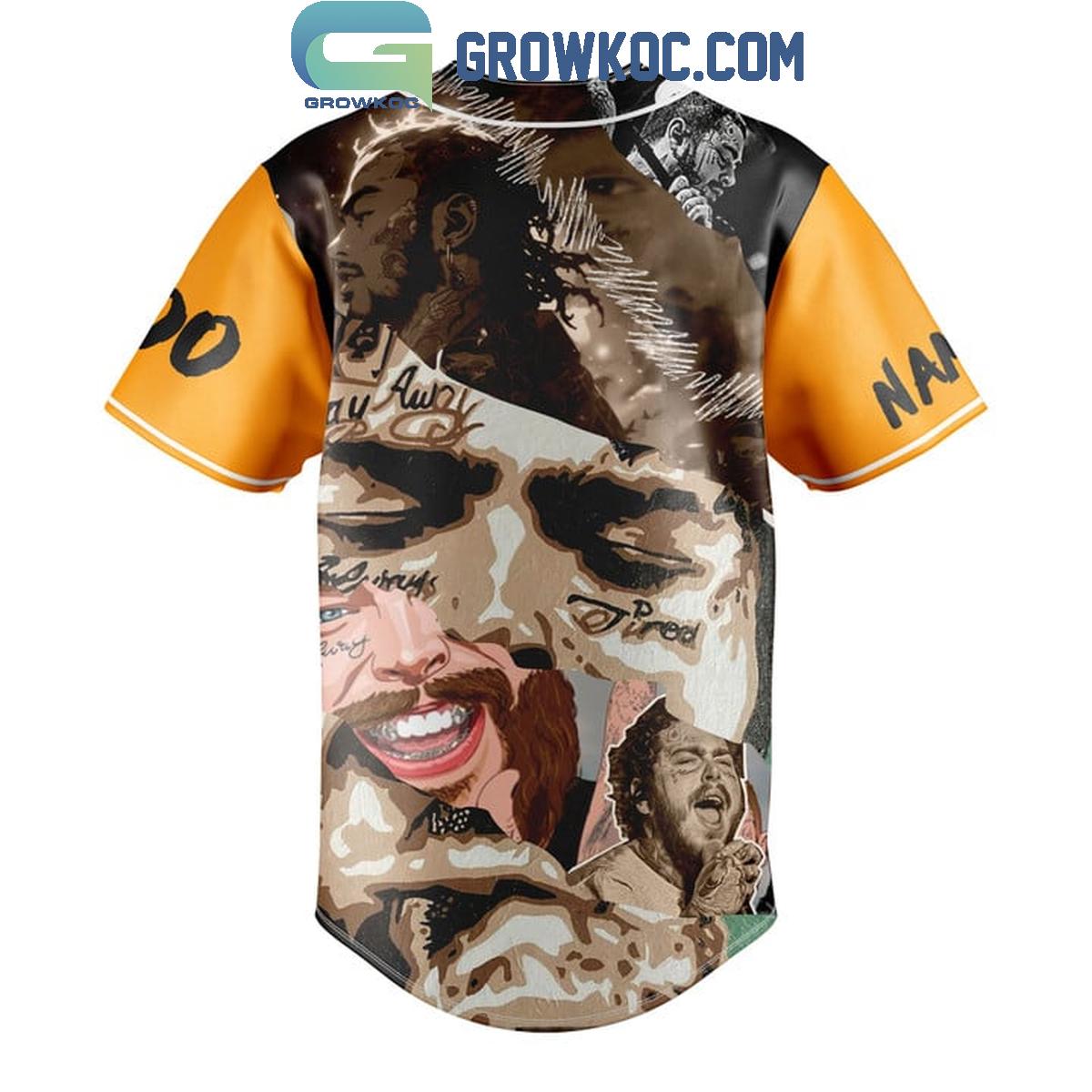 Post Malone It Takes Two I Blame You Personalized Baseball Jersey