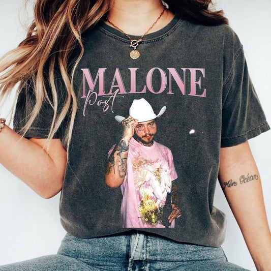 Post Malone Rap Music Merch Shirt, Post Malone Shirt, Austin Album Rap 90s Tee, Post Malone Tour Shirt, Cotton Round Neck...
