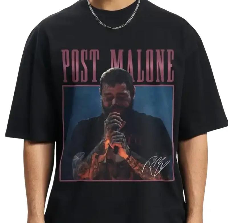 Post Malone Rap Tour Music Merch Tee Shirt Austin Album 90s Rapper Gift Concert Hoodie, Sweatshirt | WearSparks.com