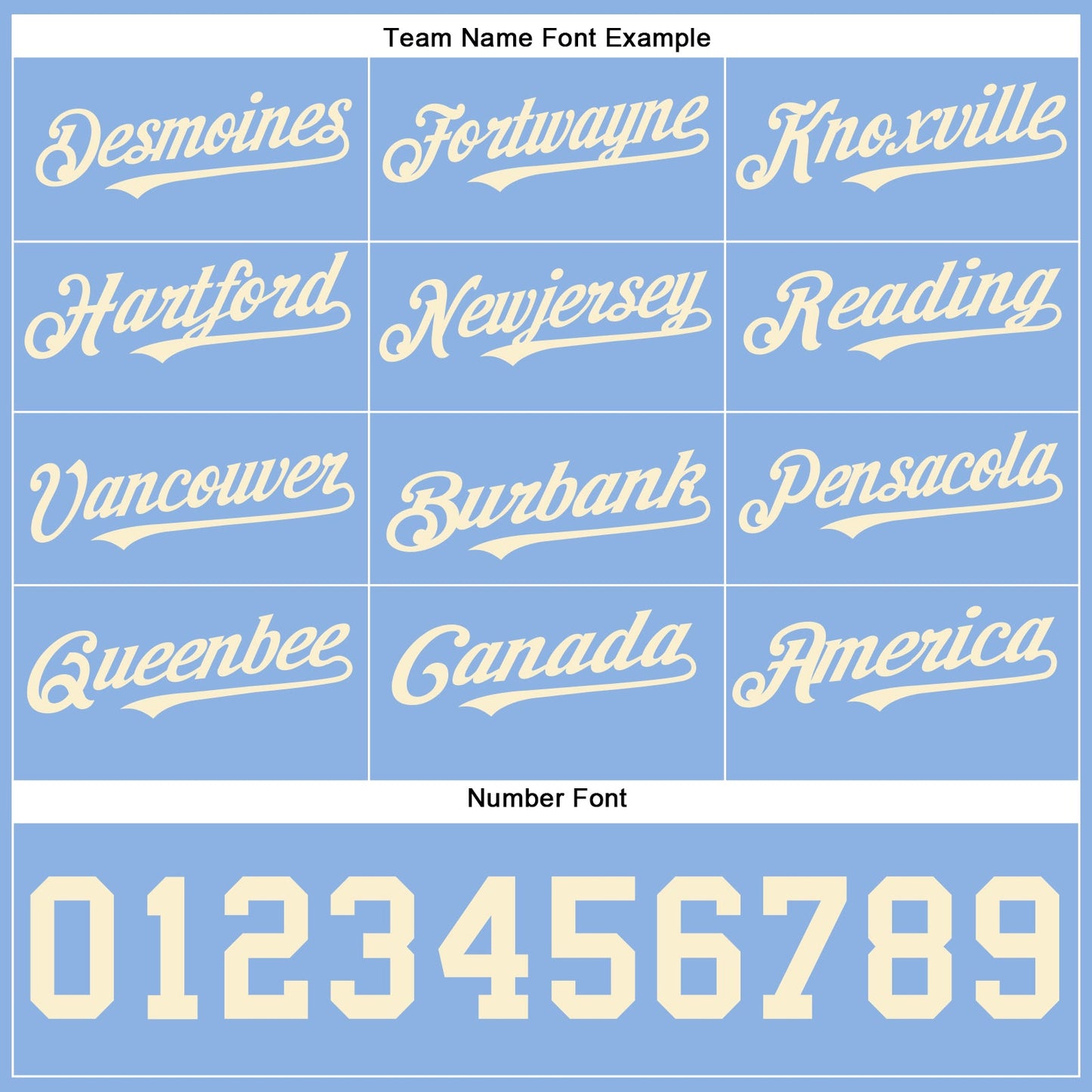 Custom Powder Blue Cream Authentic Baseball Jersey