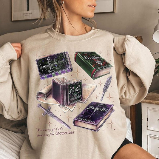 Powerless Series Lauren Roberts Sweatshirt, Kai Azer & Paedyn Gray Shirt, Fantasy Bookish Shirt, Powerful Book Shirt,...