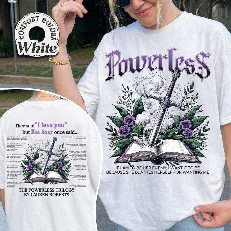 Powerless shirt, Vicious Little Thing Powerless Comfort Colors Shirt, Kai Azer, Paedyn Gray, Lauren Roberts, Booktok...