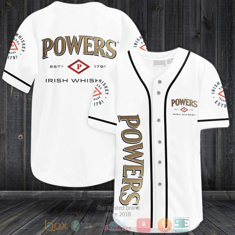 Powers Irish Whiskey Baseball shirt