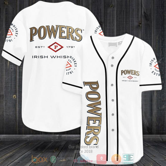 Powers Irish Whiskey Baseball shirt