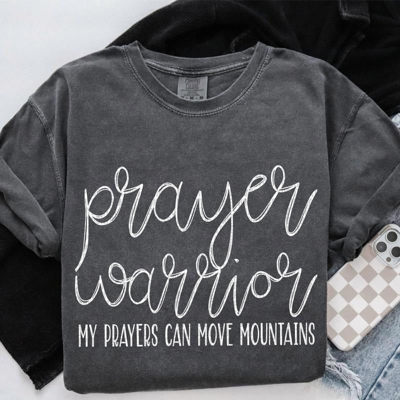 Prayer Warrior DTF Transfers - THIS IS NOT A SHIRT Hoodie, Sweatshirt | WearSparks.com