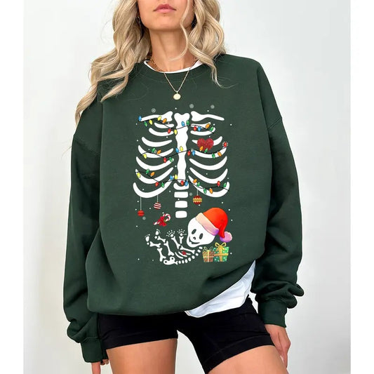 Pregnant Christmas Sweatshirt, Pregnancy Announcement Shirt, New Mom Christmas Shirt, Baby Reveal Shirt, Christmas Gifts...