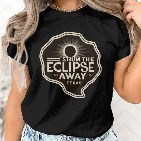 Premium  2024 Texas Solar Eclipse T-Shirt, Unique Eclipse Graphic Tee, April 8 Event Astronomical Shirt, Unisex Hoodie,...