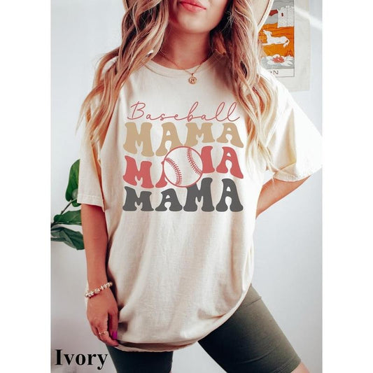 Premium  Baseball Mama Shirt, Baseball Mom Tshirt, Mama Shirt, Baseball Shirt For Women, Mother's Day Shirt, Sports Mom...