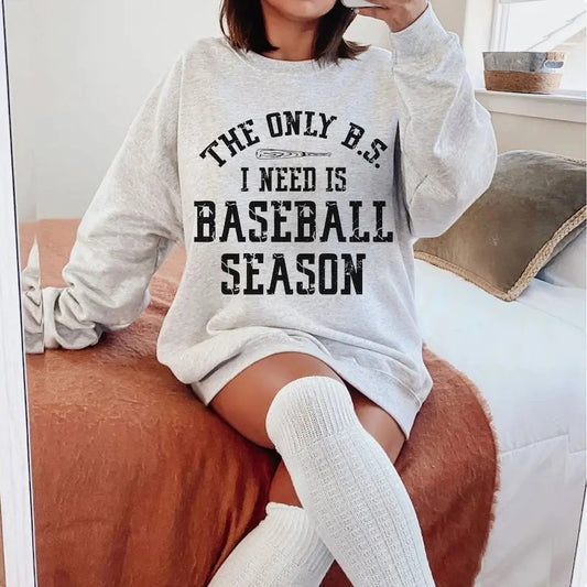 Premium  Baseball Season , The Only BS I need , Baseball Mom , Baseball Life  sweatshirt T-Shirts, Hoodie | WearSparks.com