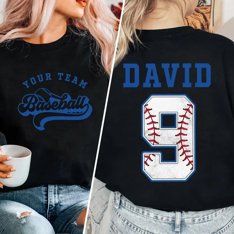 Premium  Baseball Team Shirt, Custom Baseball Sweatshirt, Baseball Team Name Hoodie, Game Day Hoodie, Mothers Day Shirt,...