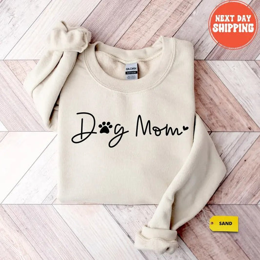 Premium  Dog Mom Sweatshirts - Custom Dog Mom Shirt - Dog Mom Shirts - Womens Sweatshirts - Dog Mom Tshirt - Dog Mom Gift
