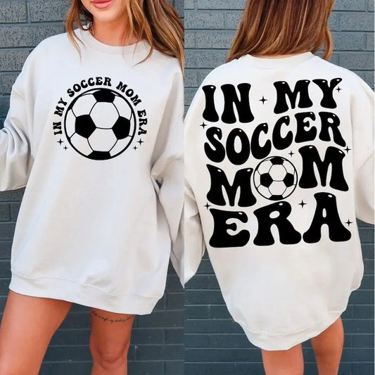 Premium  In My Soccer Mom Era , Soccer Mom, Soccer Mama , Soccer Mom Shirt , Soccer Lover , Mom Era , Mama Life Hoodie,...