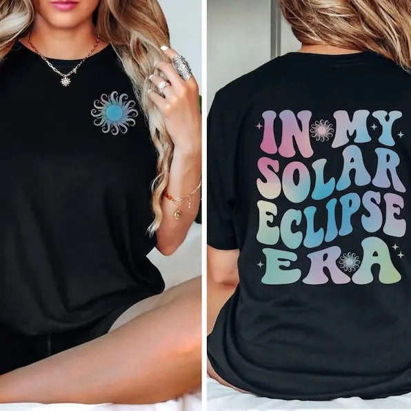 Premium  In My Solar Eclipse Era Shirt, Total Eclipse April 8th 2024 T-Shirt, Solar Eclipse Souvenir Gift, American...