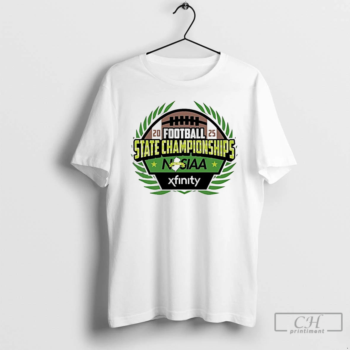 Premium 2025 Football State Championships Njsiaa Xfinity T-Shirts, Hoodie, Sweatshirt | WearSparks.com