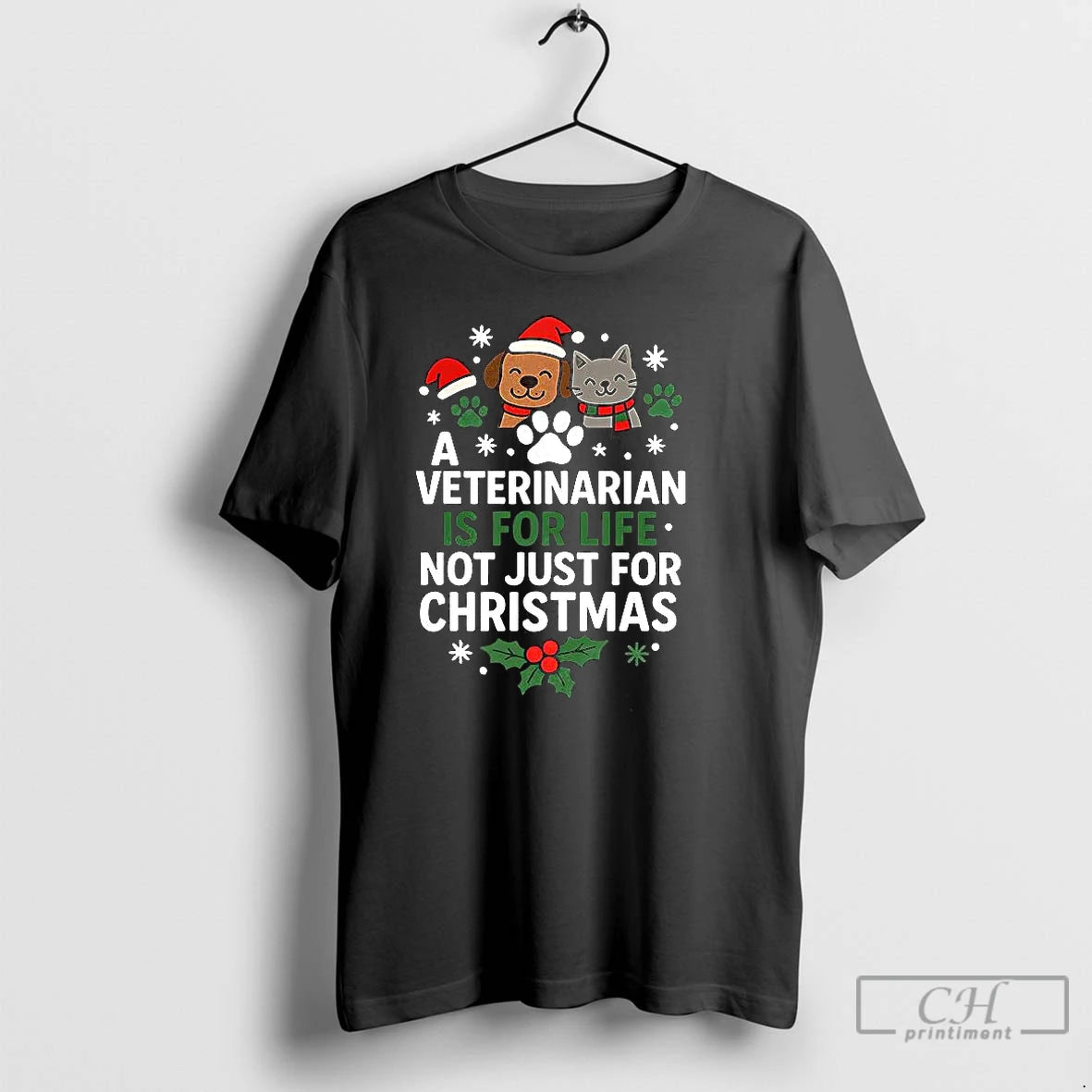 Premium A Veterinarian Is For Life Not Just For Christma Meme T-Shirts, Hoodie, Sweatshirt | WearSparks.com