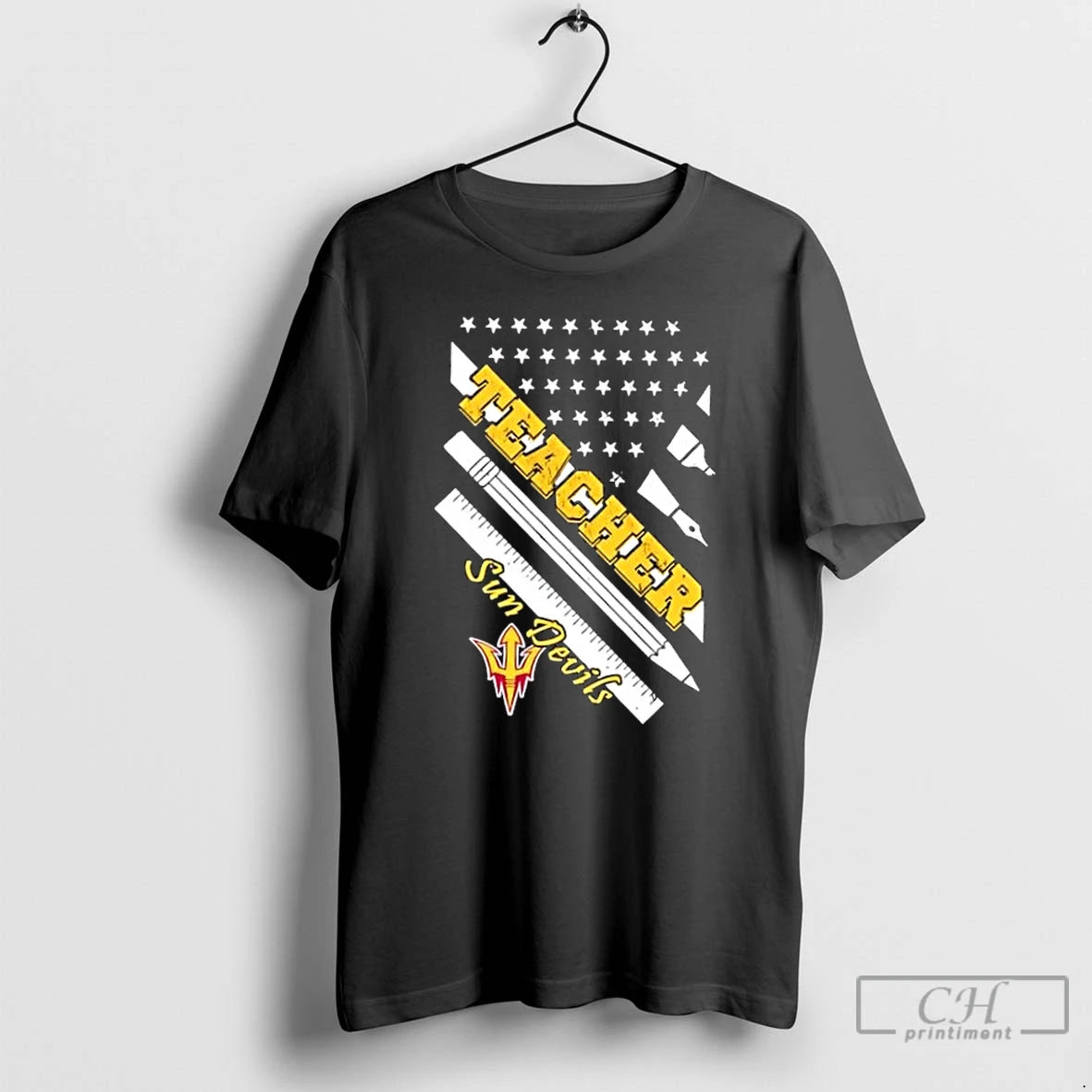Premium Arizona State Sun Devils X Teacher American Flag T-Shirts, Hoodie, Sweatshirt | WearSparks.com
