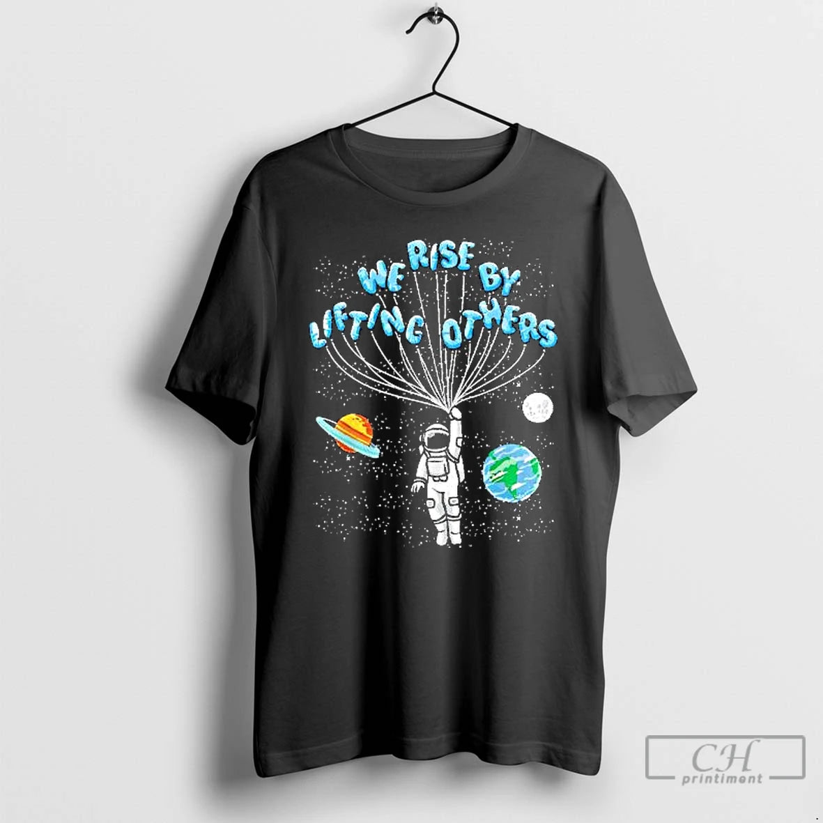 Premium Astronaut We Rise By Lifting Others T-Shirts, Hoodie, Sweatshirt | WearSparks.com