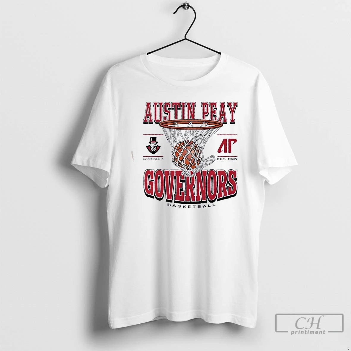 Premium Austin Peay Governors Basketball Game Time Clarksville Tn Est 1927 T-Shirts, Hoodie, Sweatshirt | WearSparks.com