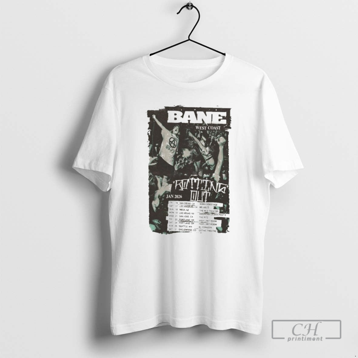 Premium Bane West Coast Tour 2026 Shirt Sweater Hoodie, Sweatshirt | WearSparks.com
