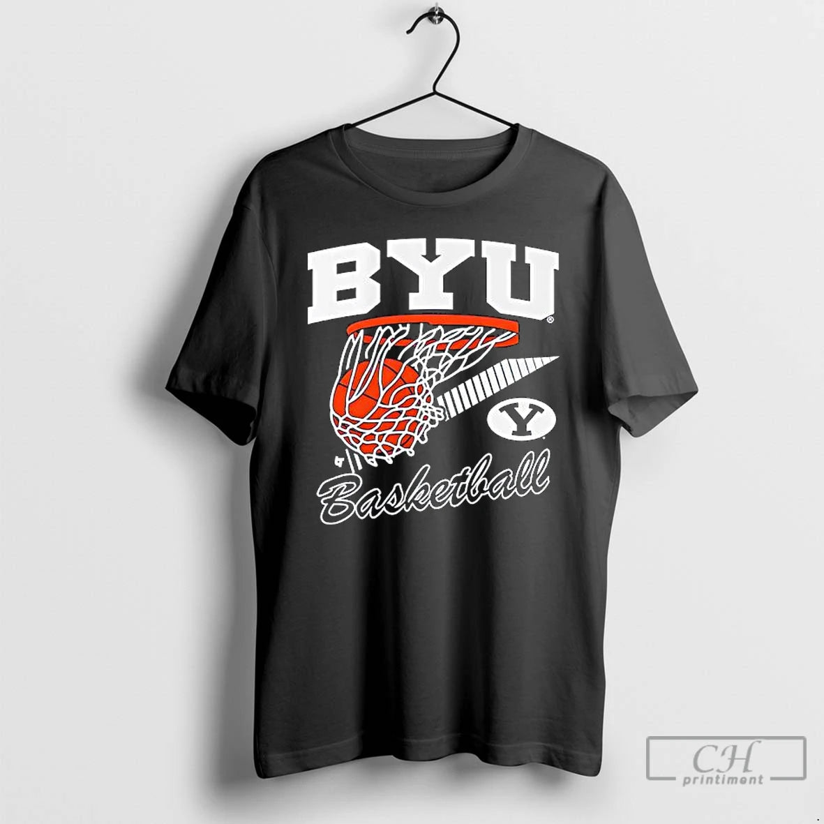 Premium Byu Basketball Retro Swish Logo T-Shirts, Hoodie, Sweatshirt | WearSparks.com