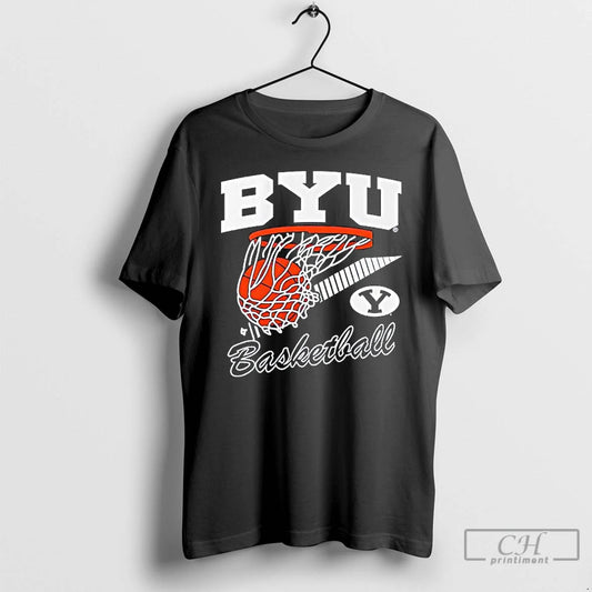 Premium Byu Basketball Retro Swish Logo T-Shirts, Hoodie, Sweatshirt | WearSparks.com