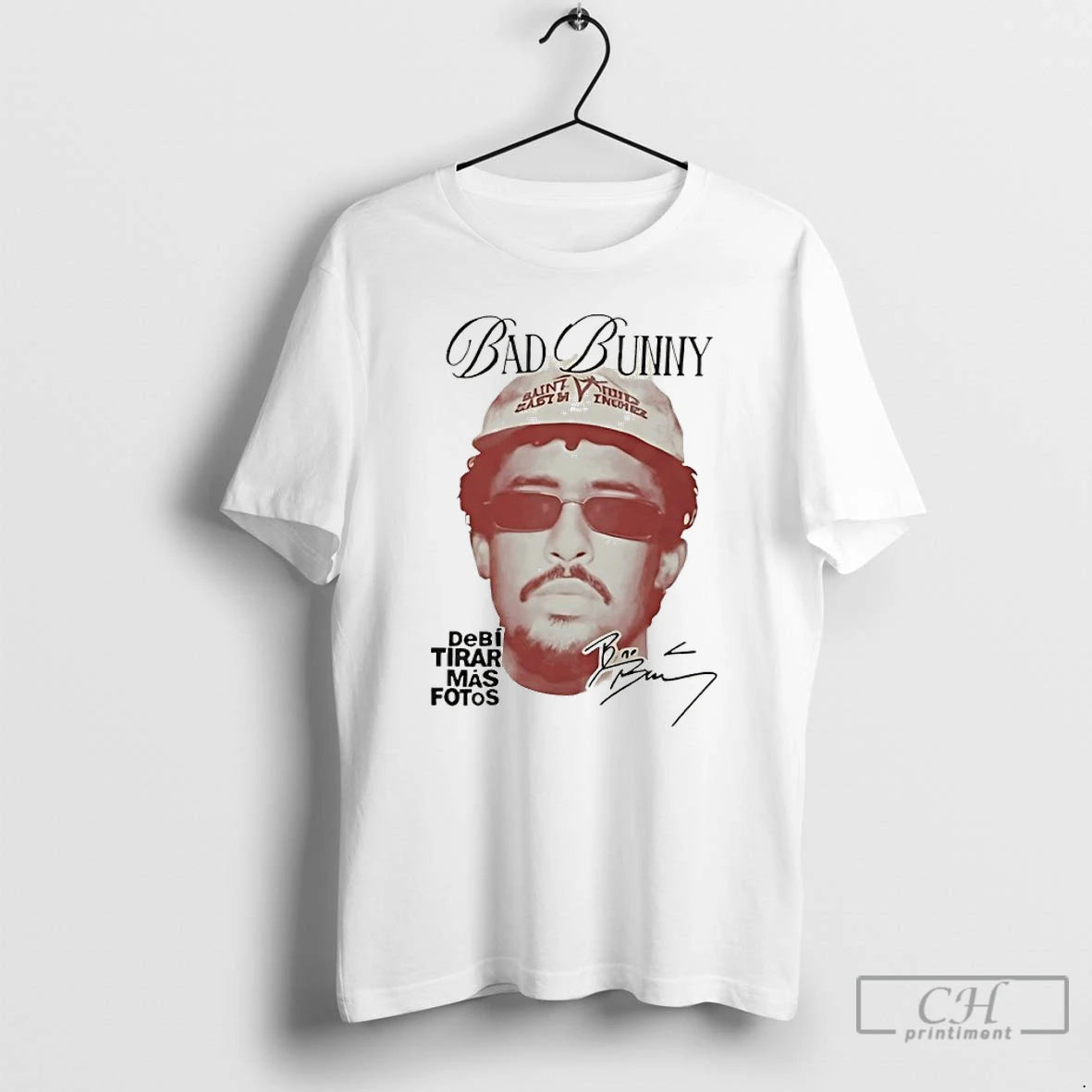 Premium Bad Bunny Debi Tirar Mas Fotos Signature T-Shirts, Hoodie, Sweatshirt | WearSparks.com