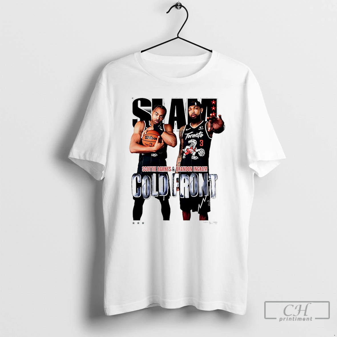 Premium Barnes And Ingram Toronto Raptors Cold Front Slam T-Shirts, Hoodie, Sweatshirt | WearSparks.com