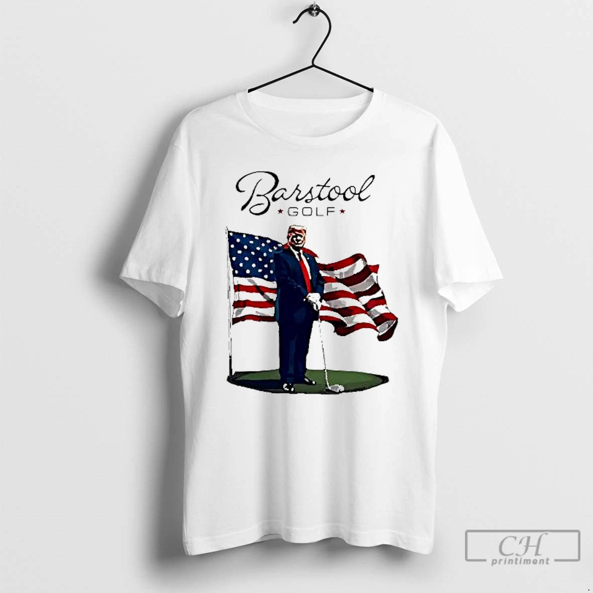 Premium Barstool Golf Trump America Flag T-Shirts, Hoodie, Sweatshirt | WearSparks.com
