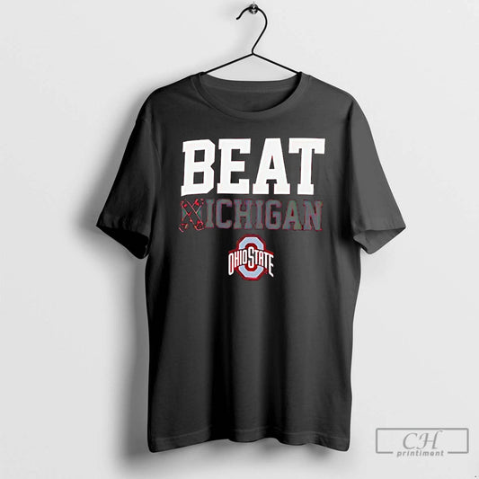Premium Beat Xichigan With Ohio State Logo T-Shirts, Hoodie, Sweatshirt | WearSparks.com