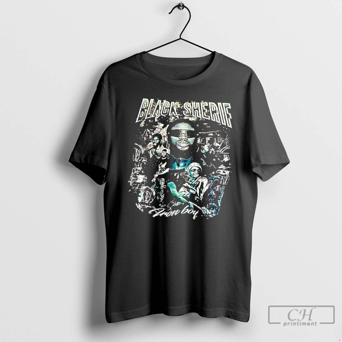 Premium Black Sherif Iron Boy Ghanaian Musician T-Shirts, Hoodie, Sweatshirt | WearSparks.com