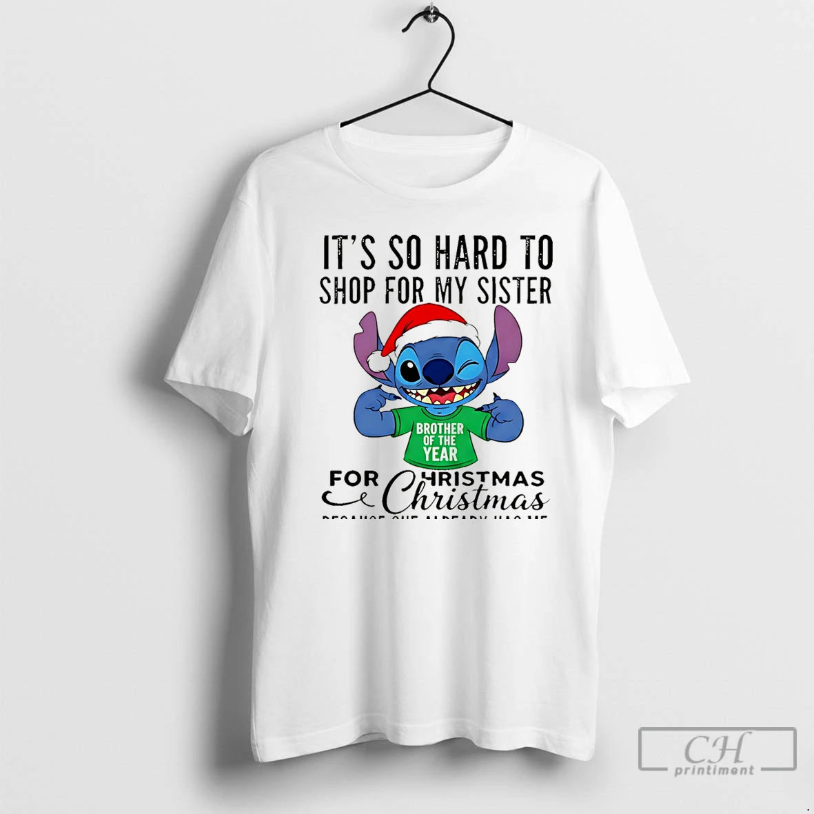 Premium Bluey Its So Hard To Shop For My Sister For Christmas Christmas T Shirts Hoodie, Sweatshirt | WearSparks.com