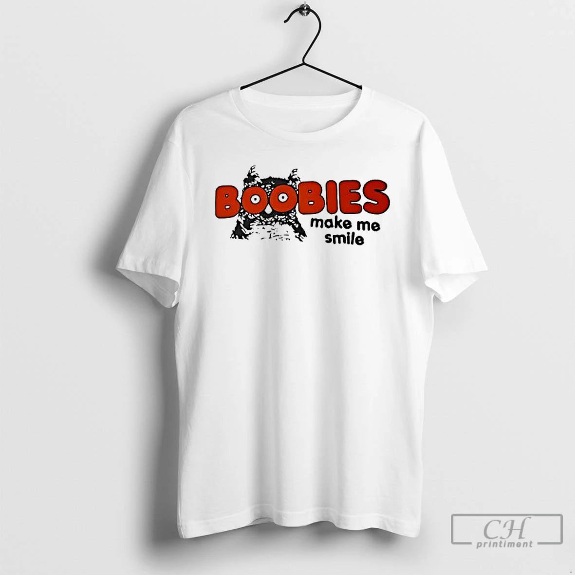 Premium Boobies Make Me Smile Vintage T-Shirts, Hoodie, Sweatshirt | WearSparks.com