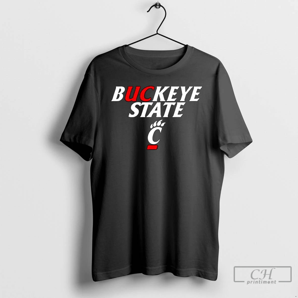 Premium Buckeye State Cincinnati Bearcats Logo Ornaments T-Shirts, Hoodie, Sweatshirt | WearSparks.com