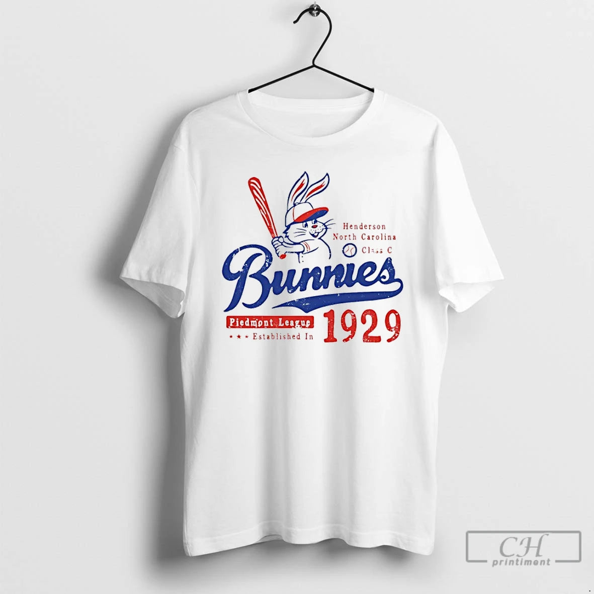 Premium Bunnies Henderson Bunnies North Carolina Defunct Baseball Teams Est 1929 T-Shirts, Hoodie, Sweatshirt