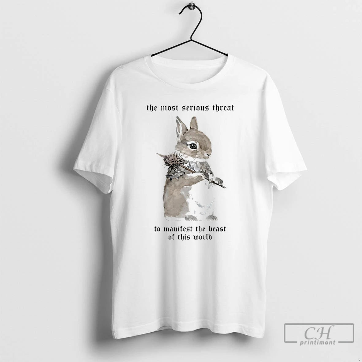 Premium Bunny We Must Remain Whimsical To Survive The Horrors Of This World T Shirts Hoodie, Sweatshirt | WearSparks.com
