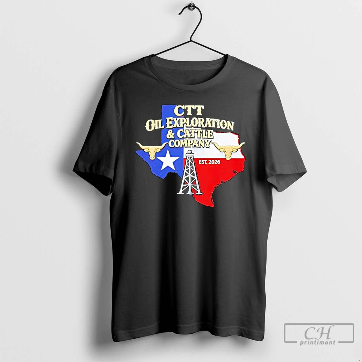 Premium Ctt Oil Exploration And Cattle Company Texas 2026 T-Shirts, Hoodie, Sweatshirt | WearSparks.com