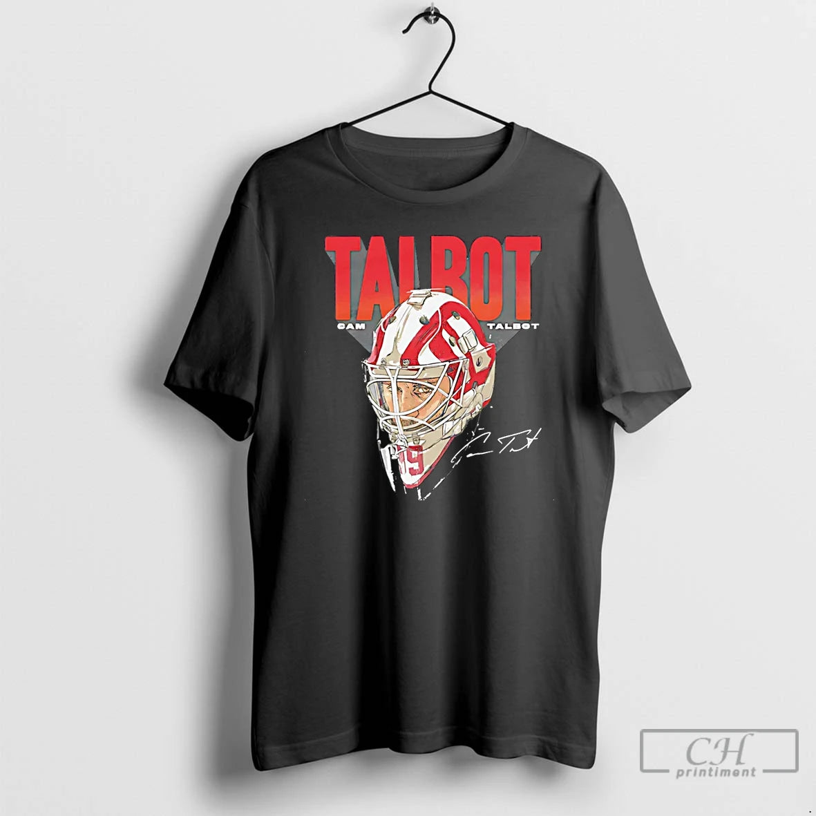 Premium Cam Talbot Detroit Goalie Mask Signature Christmas T-Shirts, Hoodie, Sweatshirt | WearSparks.com