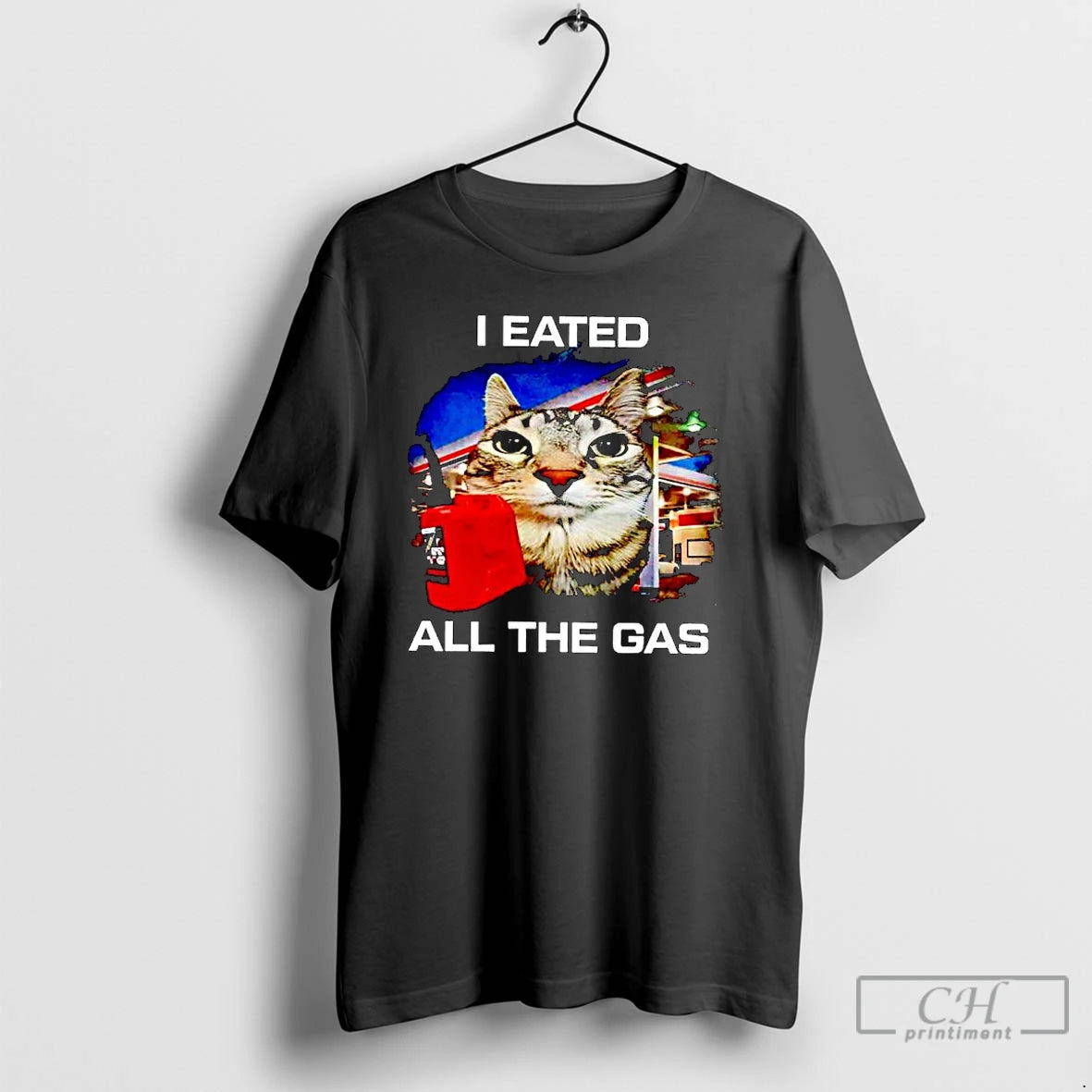 Premium Cat I Eated All The Gas Ornaments T-Shirts, Hoodie, Sweatshirt | WearSparks.com
