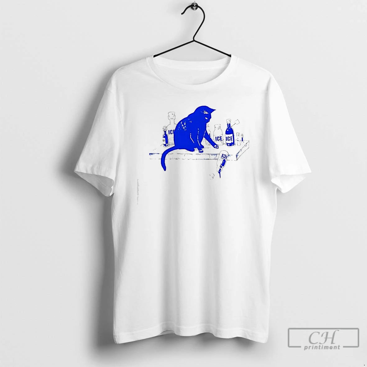 Premium Cat With Ice Bottles Graphic T-Shirts, Hoodie, Sweatshirt | WearSparks.com