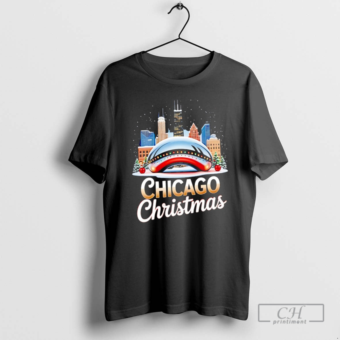 Premium Chicago Christmas Cloud Gate The Bean City 2025 Shirt Sweater Hoodie, Sweatshirt | WearSparks.com
