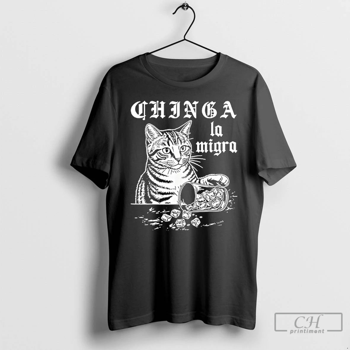 Premium Chinga La Migra Cat Vintage Cat T-Shirts, Hoodie, Sweatshirt | WearSparks.com